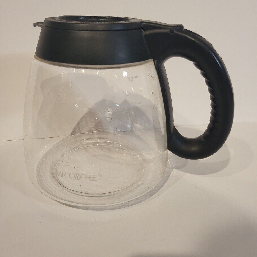 Mr. Coffee 12 Cup Coffee Maker Replacement Glass Carafe Handle & Lid